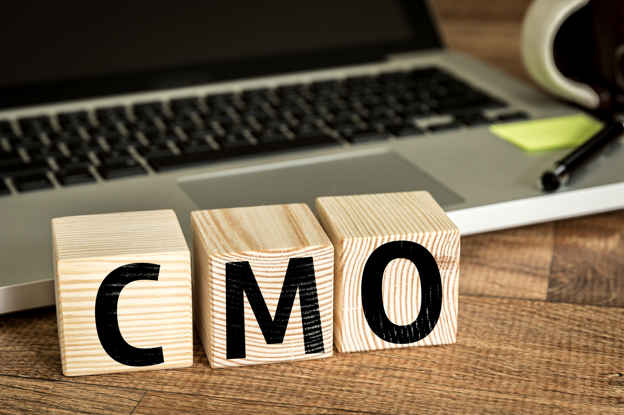 CMO on wooden blocks